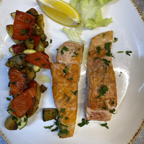 Lachsfilet