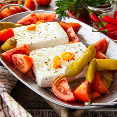 Firinlanmiş Beyaz Peynir (vegetarisch)