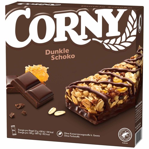 Corny Dunkle Schoko Müsliriegel 1 x 23g