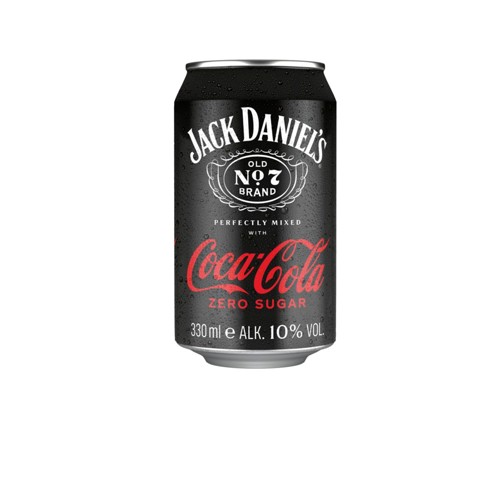 Jack Daniels & Coca-Cola Zero Sugar 0.33l (EINWEG)