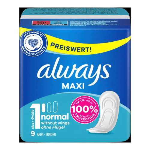 always Maxi-Binden Normal 9 St