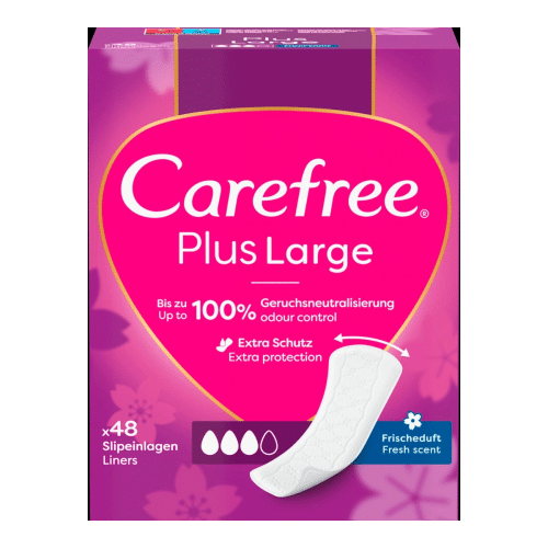 Carefree Slipeinlagen Plus Large 48 St