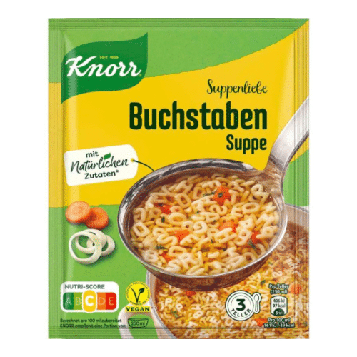 Knorr Suppenliebe Buchstaben Suppe 0.75l