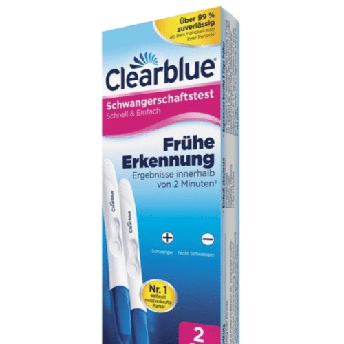 Clearblue  Schwangerschaftstest Schnell & Einfach Früh.