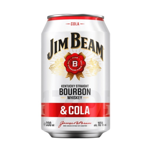 Jim Beam Bourbon Whiskey & Cola Zero 0.33l (EINWEG)