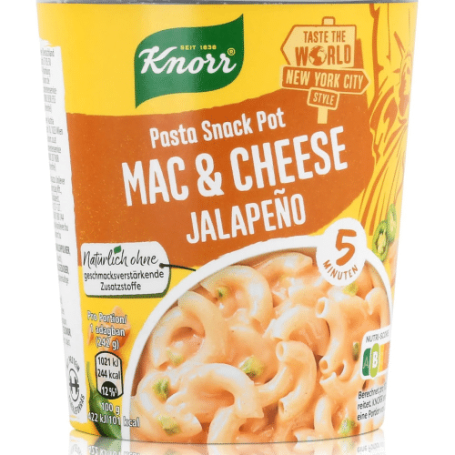 Knorr Taste the World Pasta Snack Mac & Cheese Jalapeno 62g