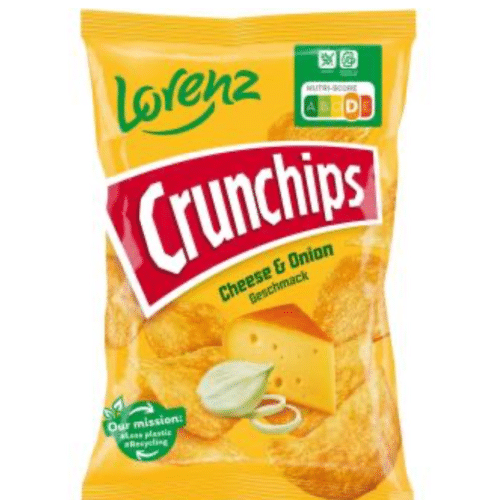 Lorenz Crunchips Cheese & Onion Kartoffelchips 150g