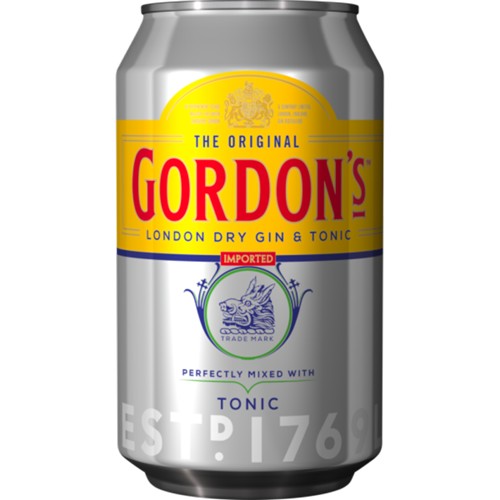 Gordon London Dry Gin & Tonic 0.25l (EINWEG)