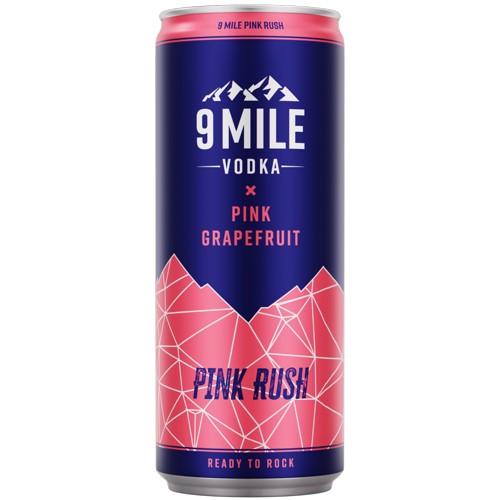 9 Mile Vodka & Pink Grapefruit 0.33l (EINWEG)