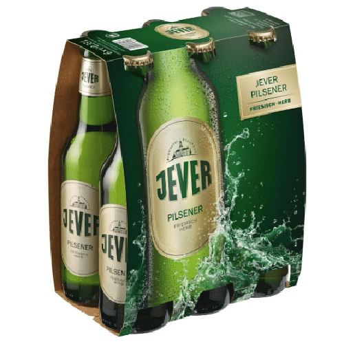 Jever Pilsner Bier 6 x 0.33l (MEHRWEG)