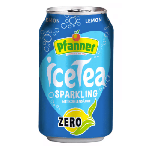 Pfanner Eistee Zitrone Sparkling Zero 0.33l (EINWEG)