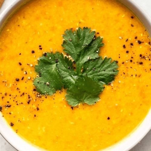 Goldene Linsensuppe (vegan)
