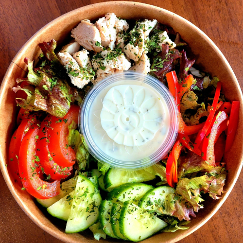 Hähnchenbrust Salat