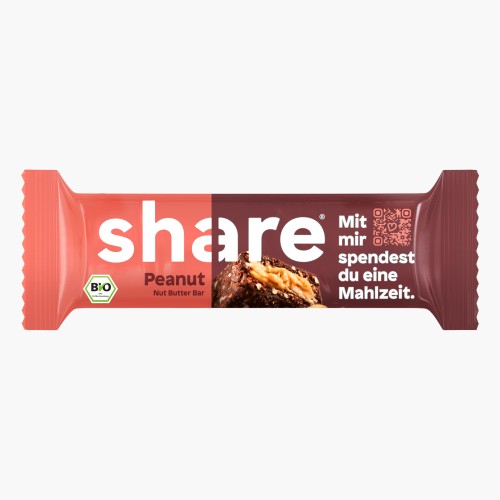share Bio Nut Butter Bar Peanut 50g