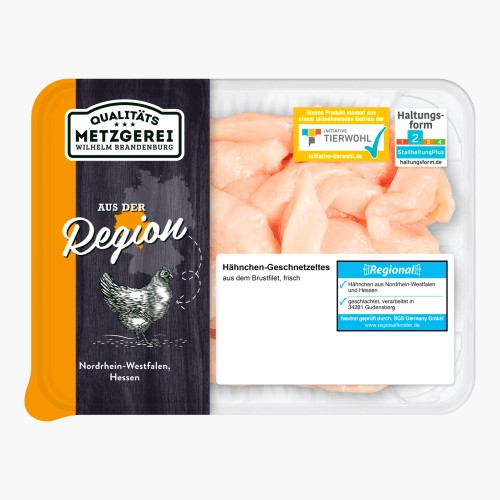 Wilhelm Brandenburg Regional Hähnchen Geschnetzeltes 400g