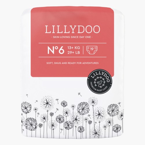 LILLLYDOO hautfreundliche Windeln Größe 6, 13+ kg, 19 Windeln
