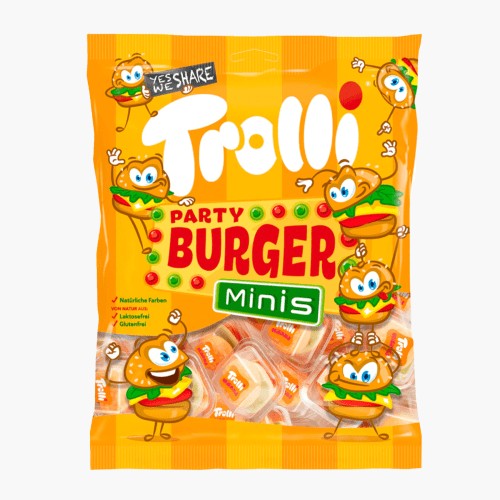 Trolli Gummibonbon Mini Burger 170g