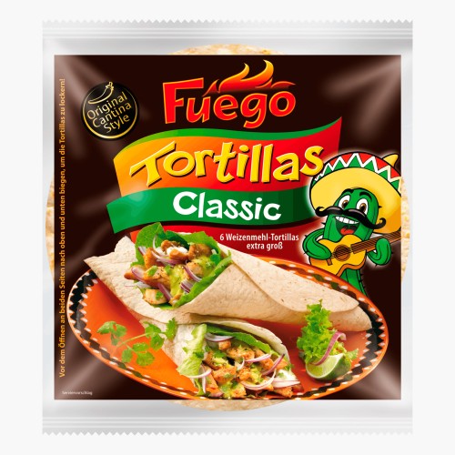 Fuego Tortillas Classic 25cm 370g