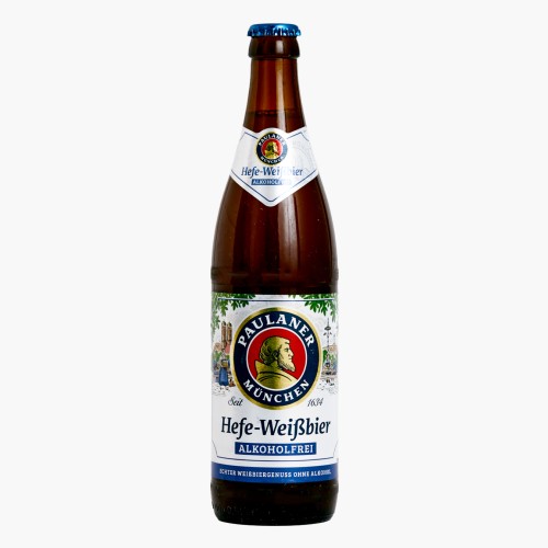 Paulaner Hefe Weiﬂbier Alkoholfrei 0,5l MW