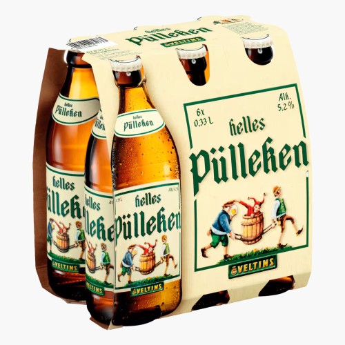 Veltins Helles Pülleken ( 5,20%.vol.) 6x0,33l MW