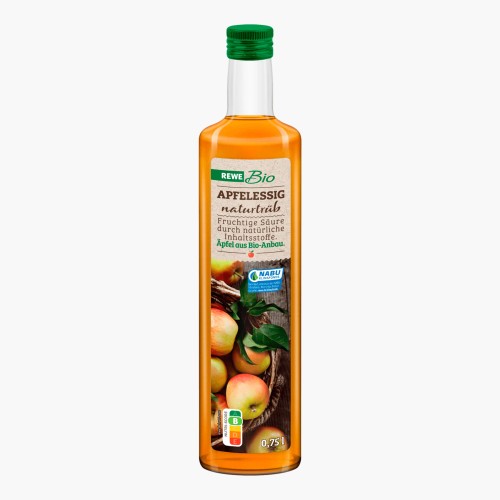 Rewe Bio Apfelessig 5% Säure naturtrüb 0,75l
