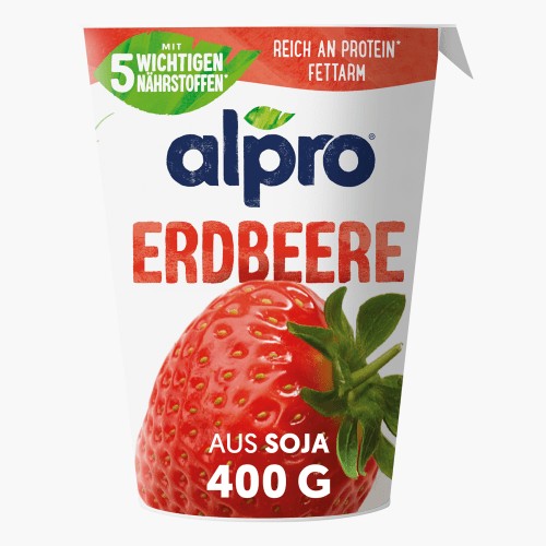 Alpro Soja Joghurtalternative Erdbeere 400g