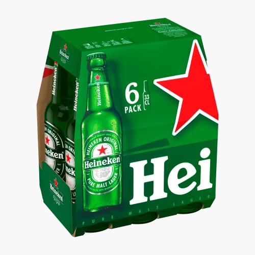 Heineken (5% Vol.) 6x0,33l MW