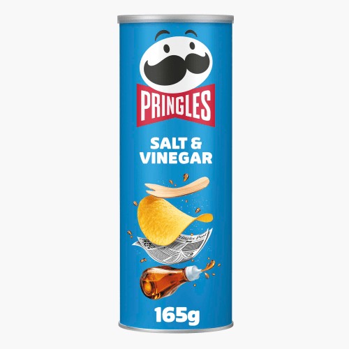 Pringles Salt & Vinegar Chips 165g