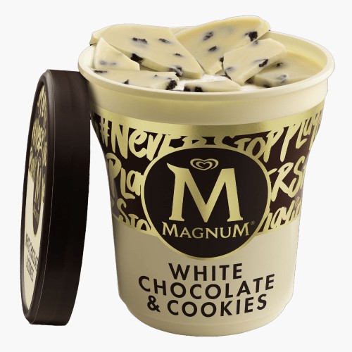 Magnum Eisbecher Double White Chocolate & Cookies 440ml
