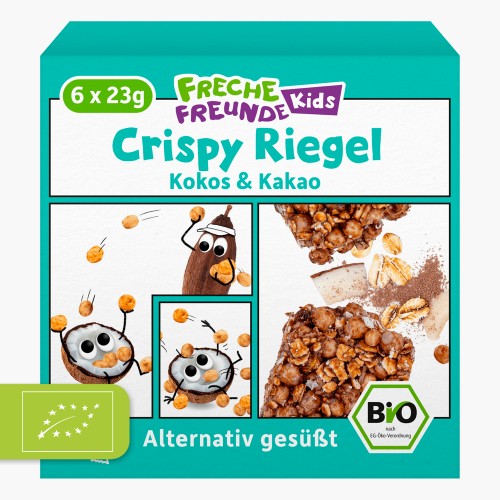 Freche Freunde Crispy Riegel Kakao & Kokos 