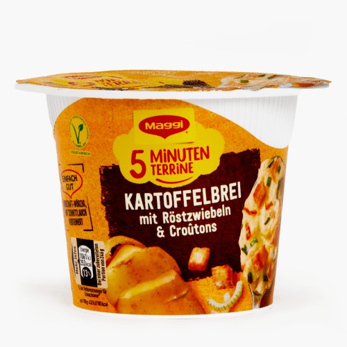 Maggi 5 Minuten Terrine Kartoffelbrei Röstzwiebeln 56g