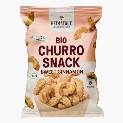 Heimatgut Bio Churro Snack Sweet Cinnamon 65g