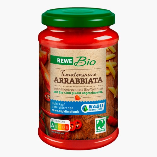 Rewe Bio Tomatensauce Arrabbiata 350g