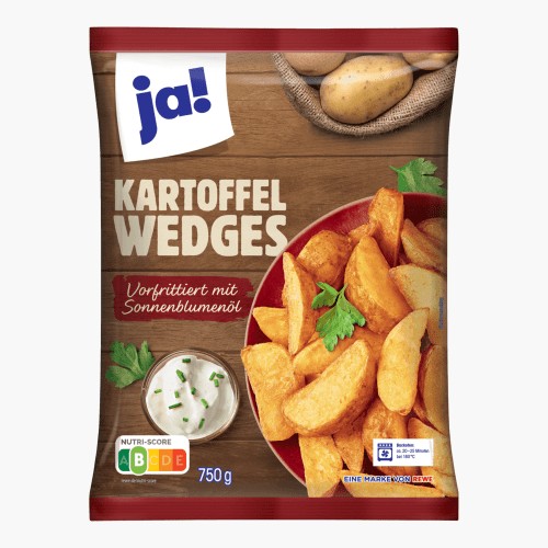 Ja! Kartoffel Wedges 750g