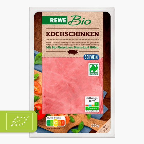 Rewe Bio Kochschinken 100g