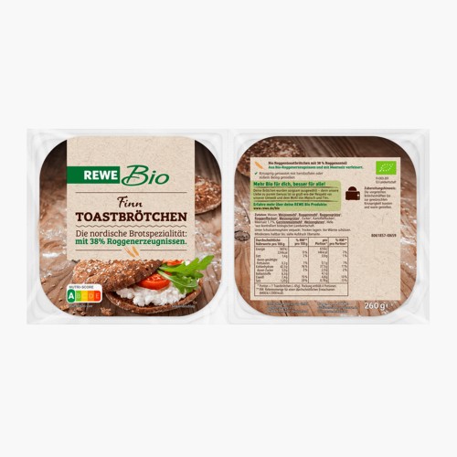 Rewe Bio Finn Toasties 260g