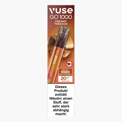 Vuse GO 1000 Creamy Tobacco 20mg Nikotin