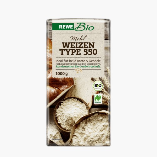 Rewe Bio Weizenmehl Type 550 1kg