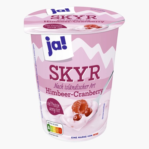 Ja! Skyr Himbeer-Cranberry 500g