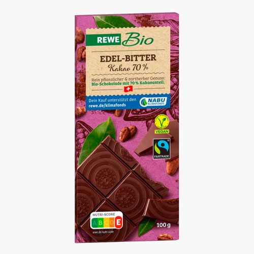 Rewe Bio Edel-Bitter Schokolade 100g