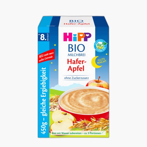 Hipp Gute Nacht Brei Hafer mit Apfel