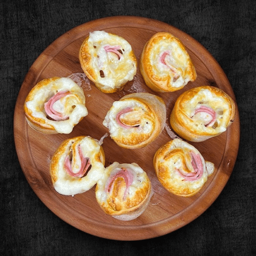 Pizzabrötchen Pute