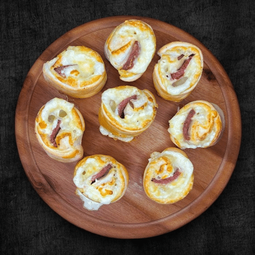 Pizzabrötchen Sucuk