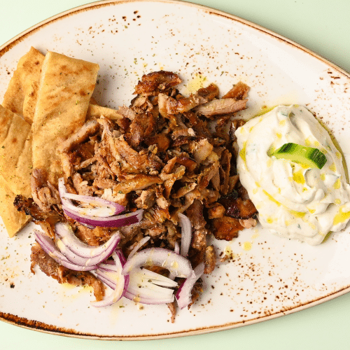 Gyros, Pommes, Tzatziki