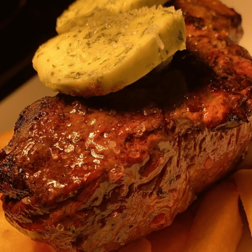Rumpsteak mit Kräuterbutter