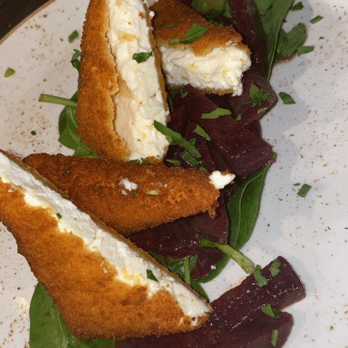 Saganaki - frittierte Fetakäse