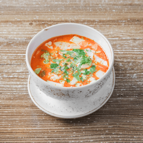 Kokosmilchsuppe mit Tofu