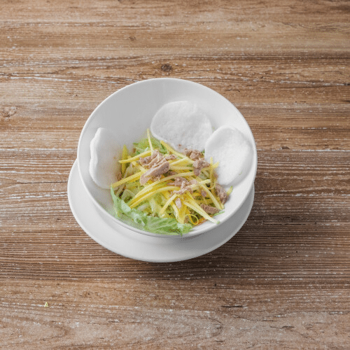 Mango-Salat mit Entenfleisch (pikant)