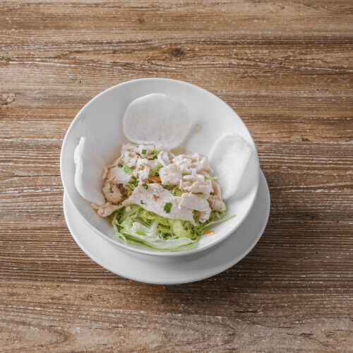 Salat mit Hähnchenfleisch