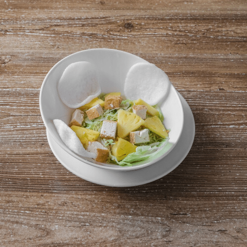Salat mit Tofustreifen